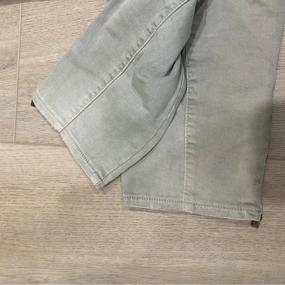 BOSS ORANGE HUGO BOSS pale green moto style slim fit jeans size 28 - Picture 8 of 9